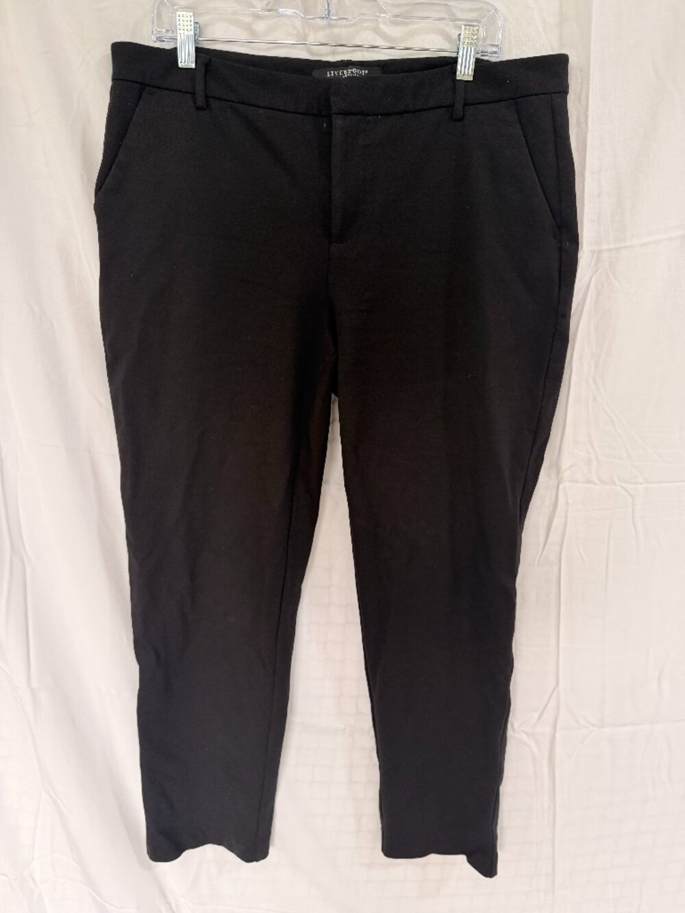 Liverpool Los Angeles Black Slim Pants Size 14/32